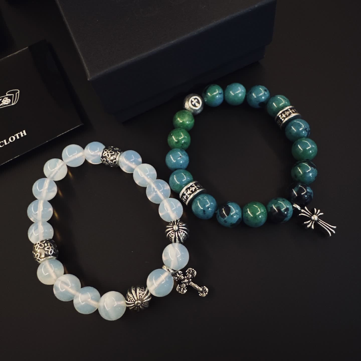 Chrome Hearts Beaded Bracelet Set